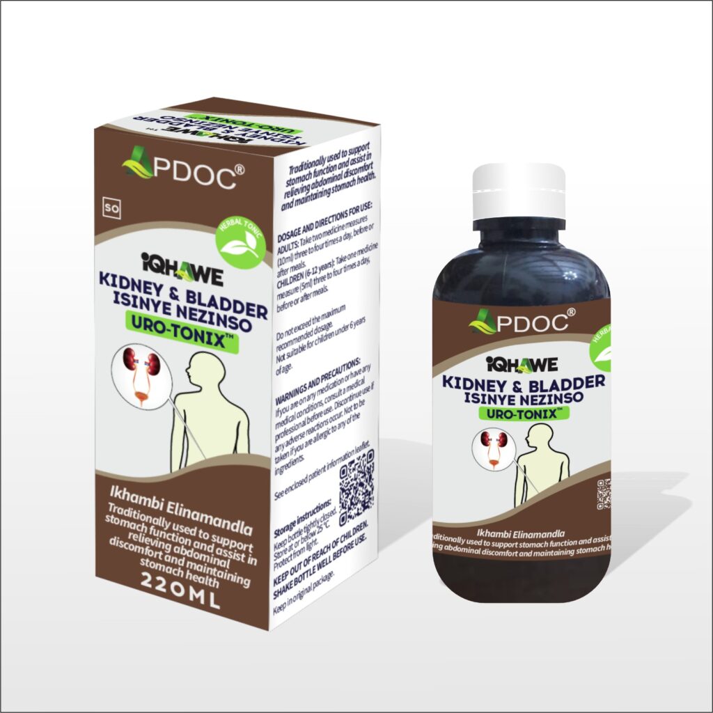 Kidney & Bladder (APDOC’s Uro-Tonix) (Izinso Nesinye) 220ml – APDOC ...