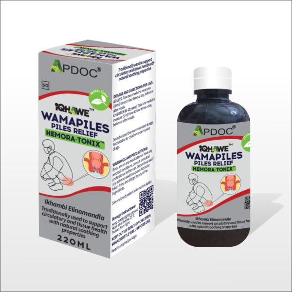 Piles Cure (APDOC’s Hemora-Tonix)(Wamapiles) 220ml – APDOC / iQHAWE